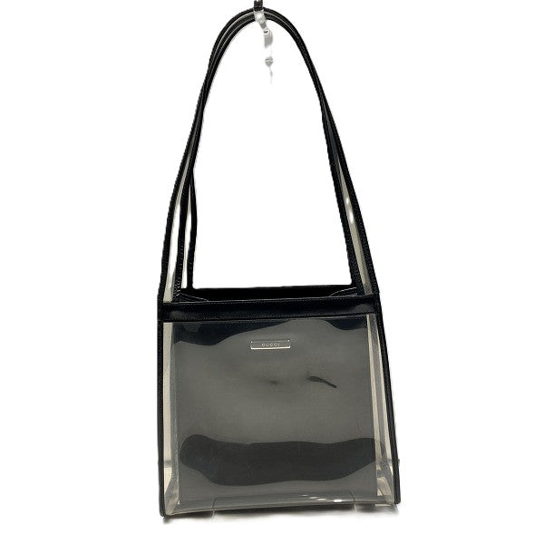 グッチ レザーPVC2wayバッグ
