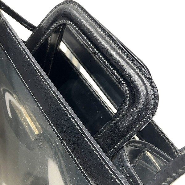 グッチ レザーPVC2wayバッグ