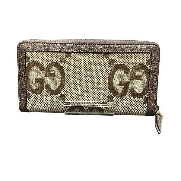 グッチ GGキャンバスバンブー長財布