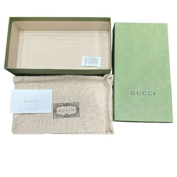 グッチ GGキャンバスバンブー長財布