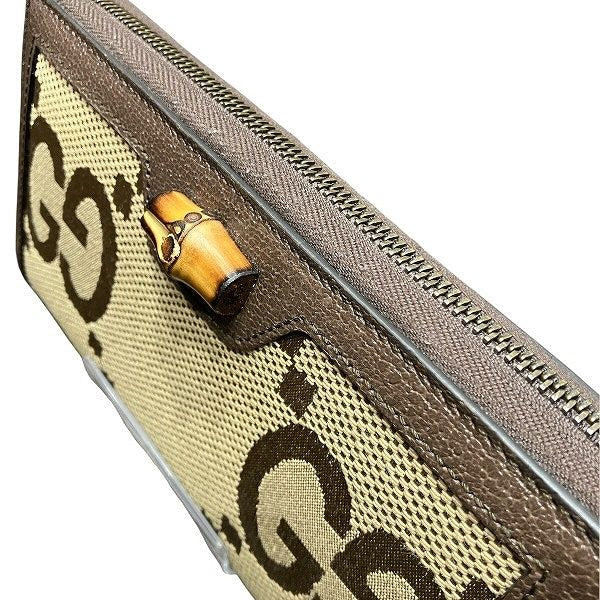 グッチ GGキャンバスバンブー長財布
