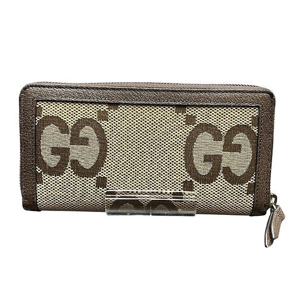 グッチ GGキャンバスバンブー長財布