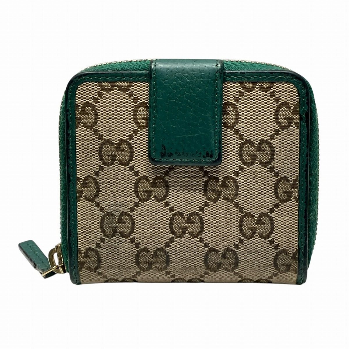 グッチ GGキャンバス 二つ折り財布