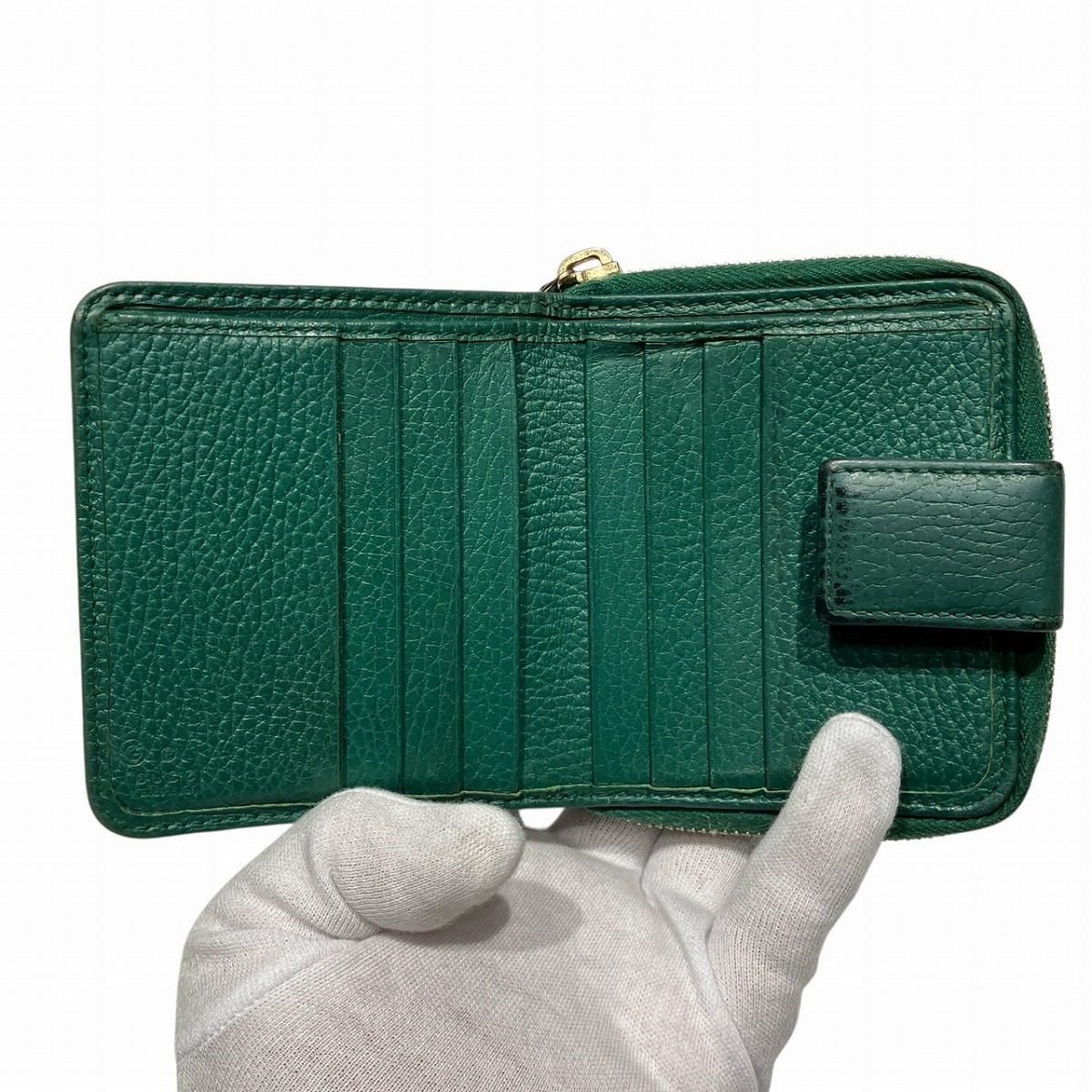 グッチ GGキャンバス 二つ折り財布