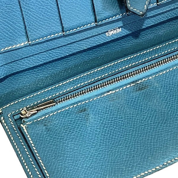 エルメス ベアンスフレ レザー二つ折り財布