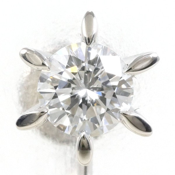 PT850 プラチナ ダイヤモンド ピアス