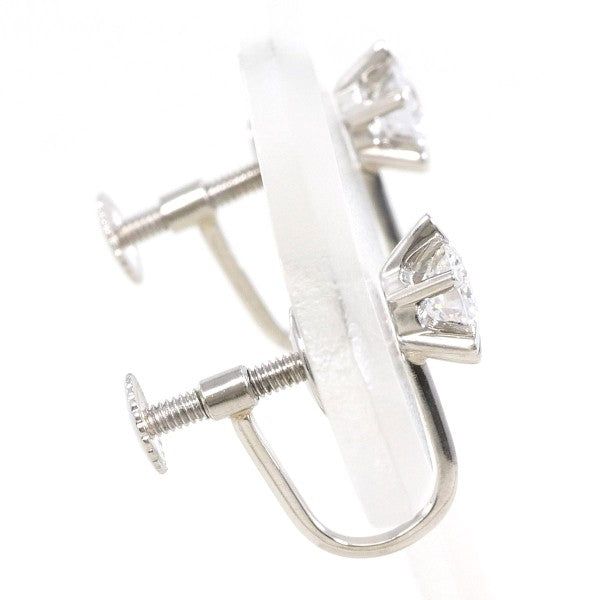 PT850 プラチナ ダイヤモンド ピアス