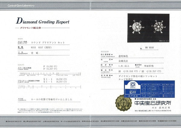 PT850 プラチナ ダイヤモンド ピアス