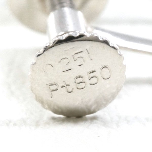 PT850 プラチナ ダイヤモンド ピアス