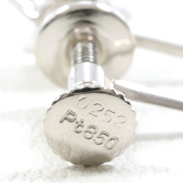 PT850 プラチナ ダイヤモンド ピアス