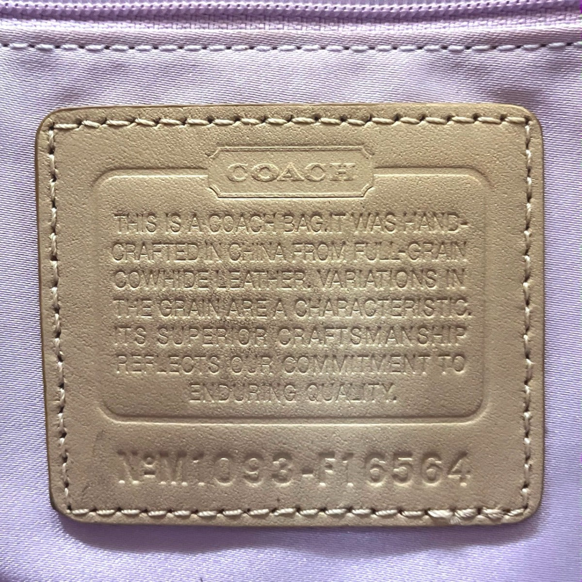 コーチ パテントレザー トートバッグ