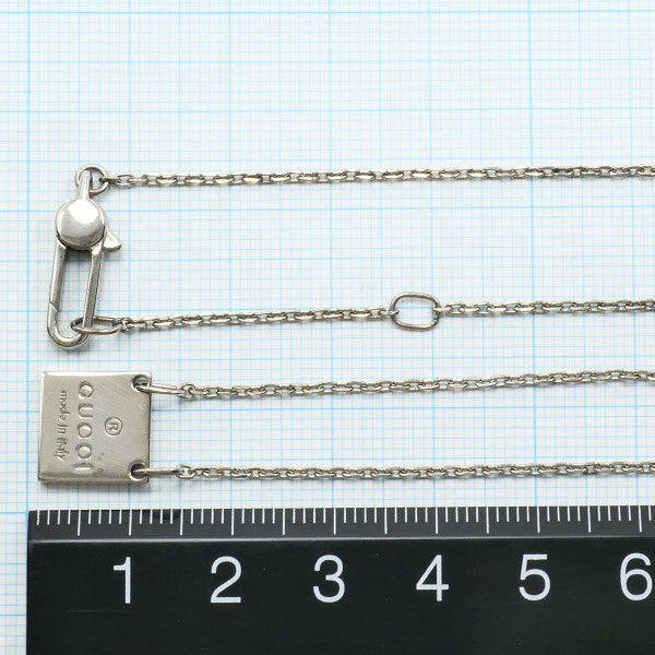 グッチ スクエアプレート 925シルバー ネックレス