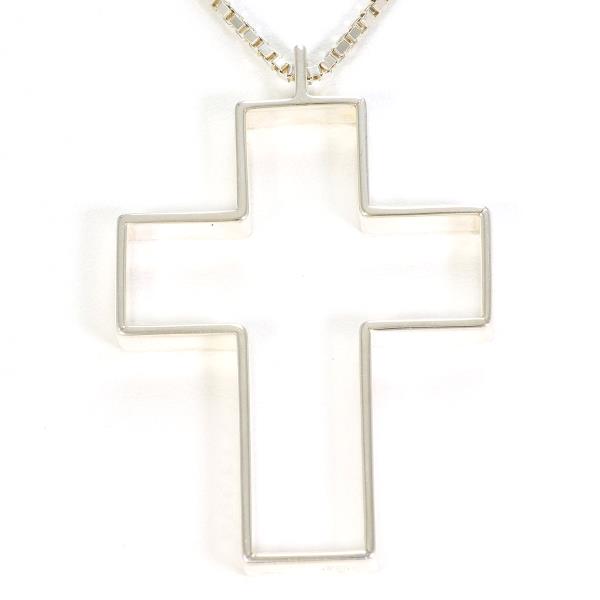 グッチ オープン クロス 925 シルバー ネックレス