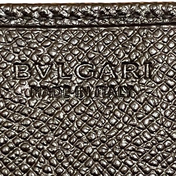 ブルガリ BVLGARI マン レザー カード ホルダー