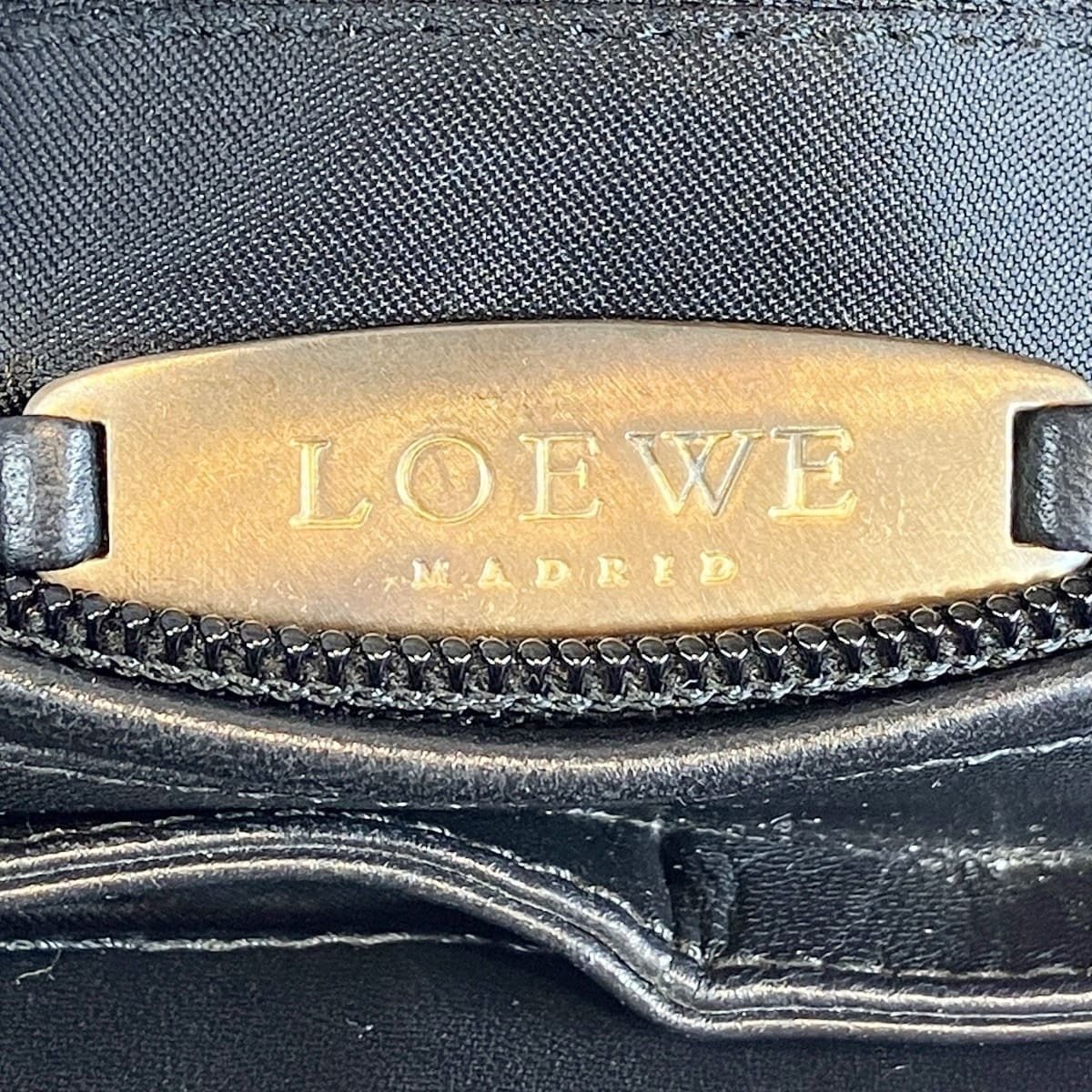 ロエベ アナグラム レザー2wayハンドバッグ