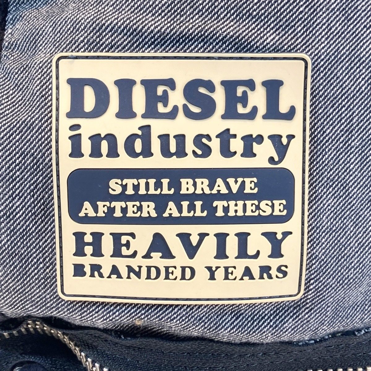 ディーゼル INDUSTRY デニムレザー ボストンバッグ