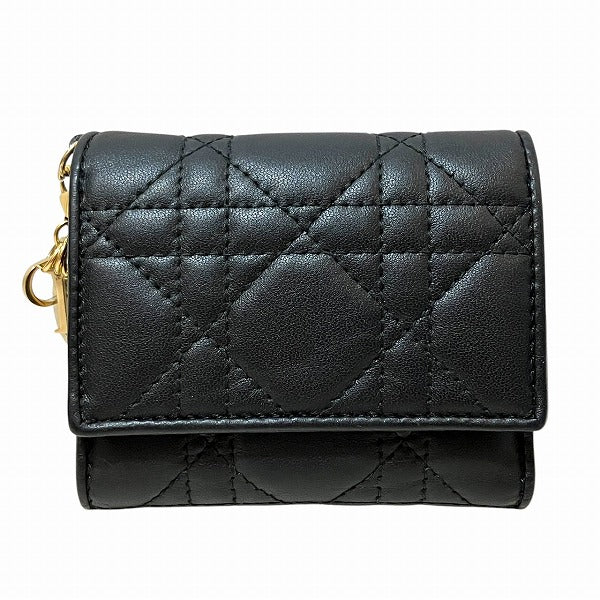 ディオール レディ ディオール ロータス ウォレット ラムスキン