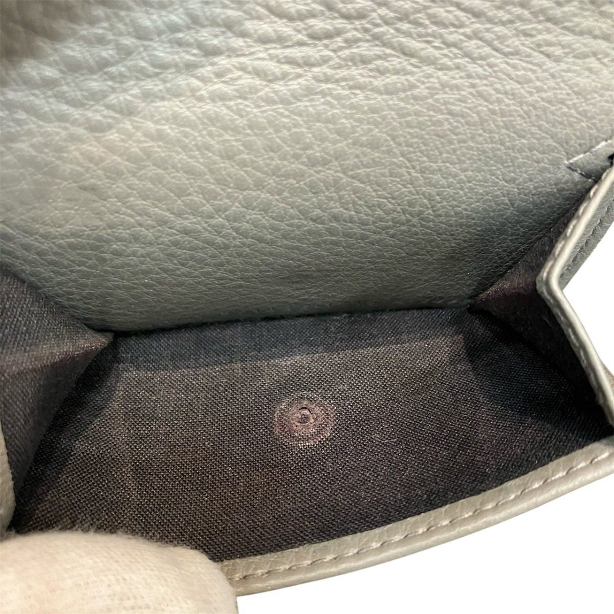バレンシアガ ペーパー レザー三つ折り財布