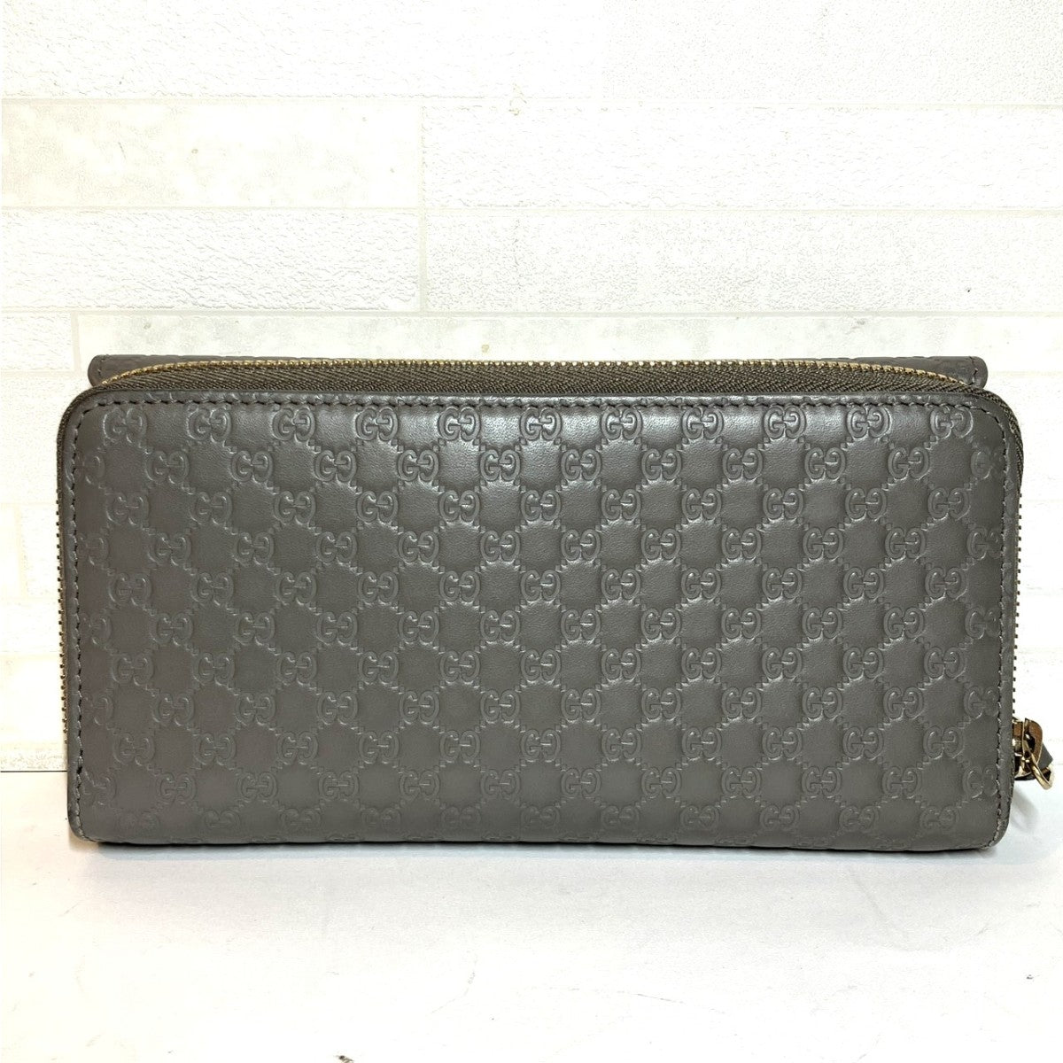 グッチ マイクログッチシマ レザー長財布