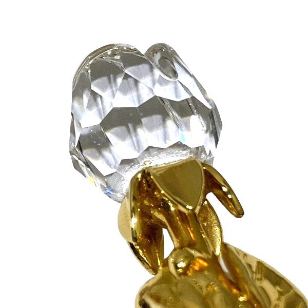 スワロフスキー クリスタル ローズ ブローチ