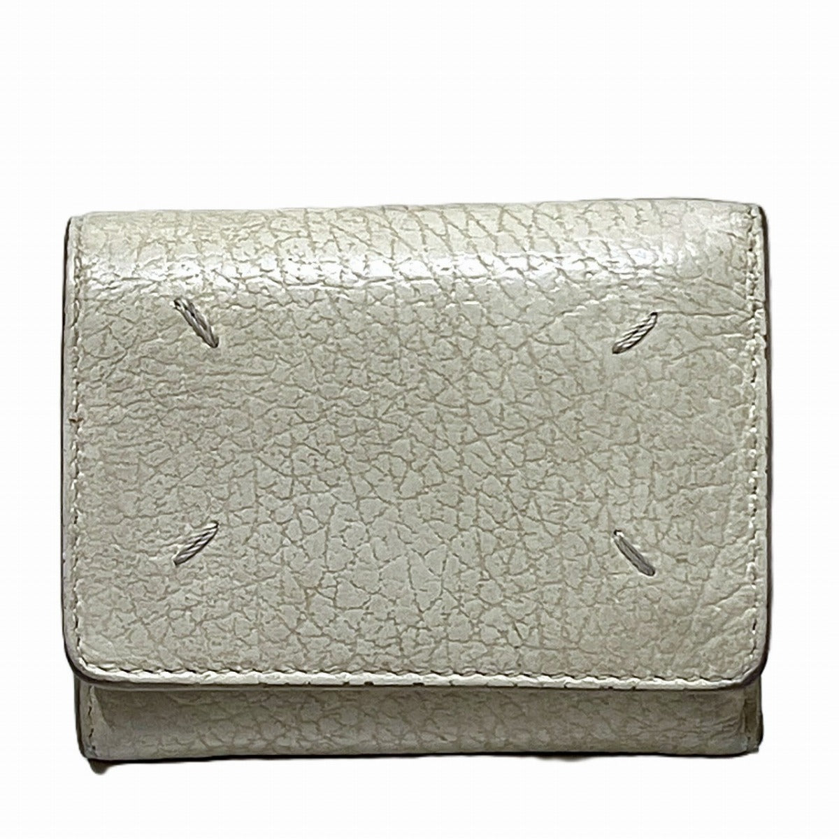 メゾンマルジェラ ZIP COMPACT TRI FOLD WALLET レザー財布