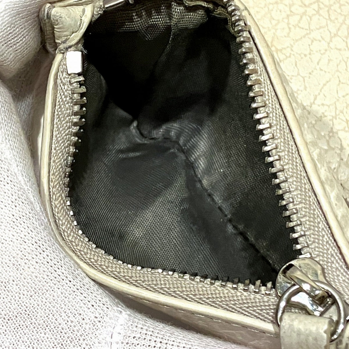 メゾンマルジェラ ZIP COMPACT TRI FOLD WALLET レザー財布