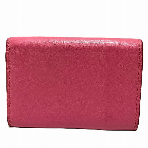 バレンシアガ ペーパー レザー三つ折り財布