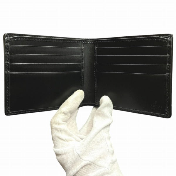 グッチ Gロンバス レザー二つ折り財布