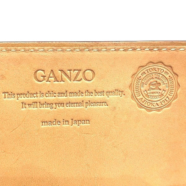 ガンゾ コードバン ロング二つ折り財布