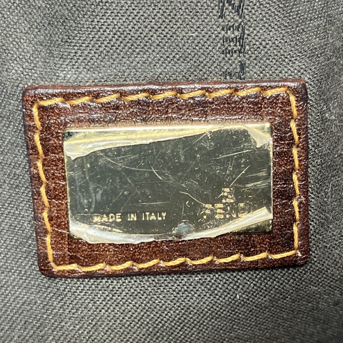 フェンディ ズッカズッキーノ PVCショルダーバッグ