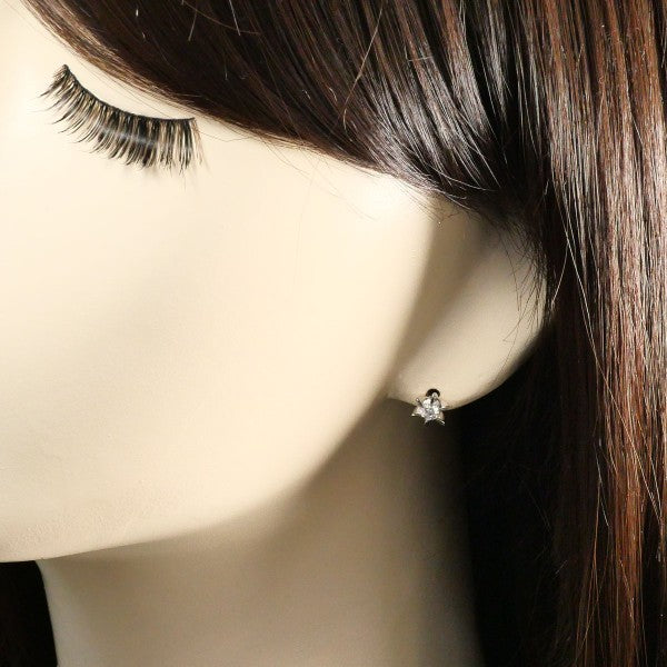 PT900 プラチナ ダイヤモンド ピアス