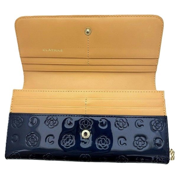 クレイサス ベティ エナメルレザー長財布