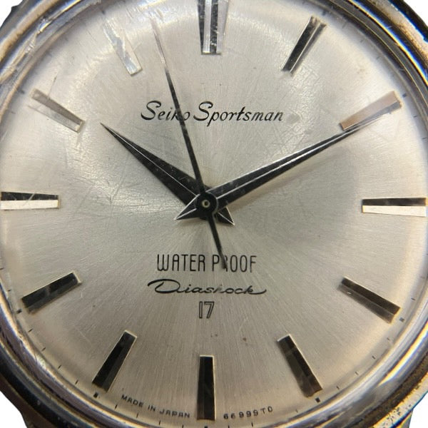 セイコー スポーツマン ステンレス スチール ケース