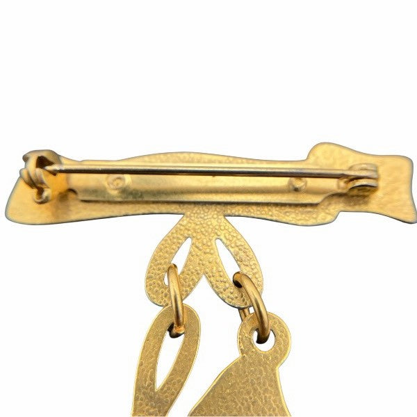 エルメス スケートシューズ モチーフ ブローチ