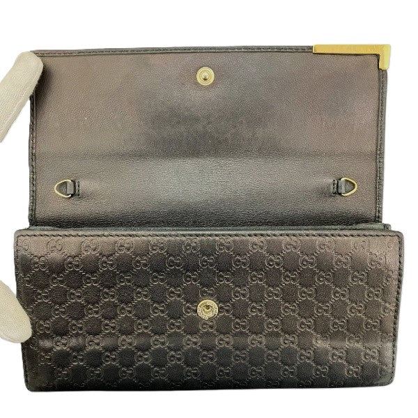 グッチグッチシマレザーチェーンウォレット