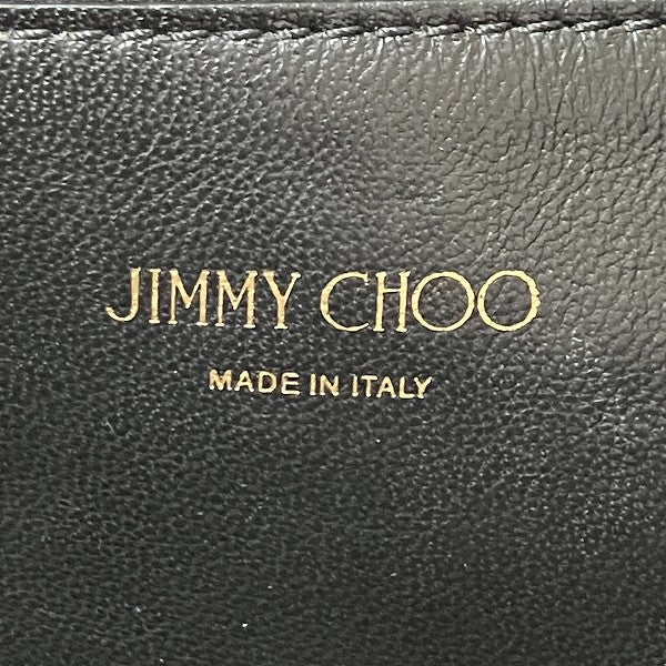 Jimmy Choo ツイスト イースト ウエスト レザー トート バッグ