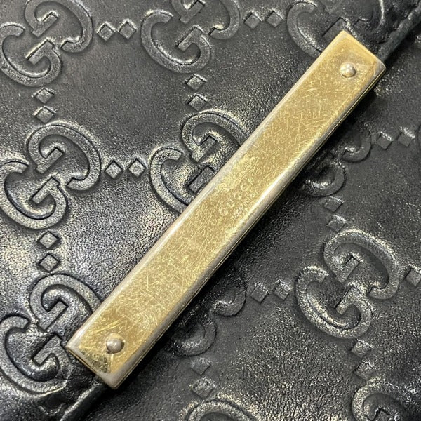 グッチ グッチシマ レザー三つ折り財布