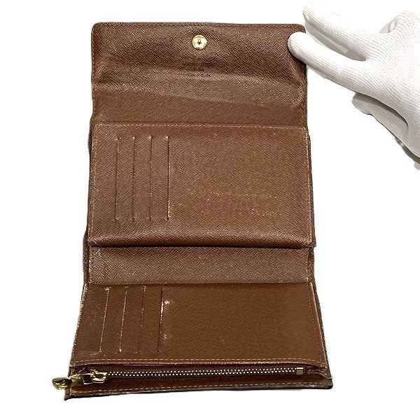 ルイヴィトン ポルトフォイユアレクサンドラ モノグラム 三つ折り財布