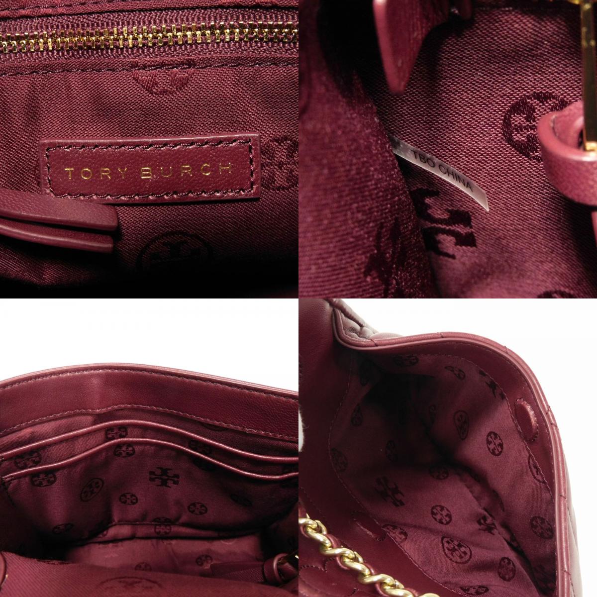 トリー バーチ アレクサ コンバーチブル ラムスキン ショルダー バッグ