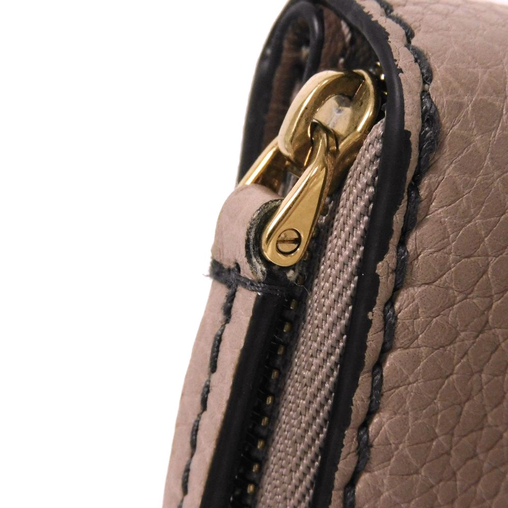 Dior Bee コンパクト ジップ ウォレット グレインド カーフスキン