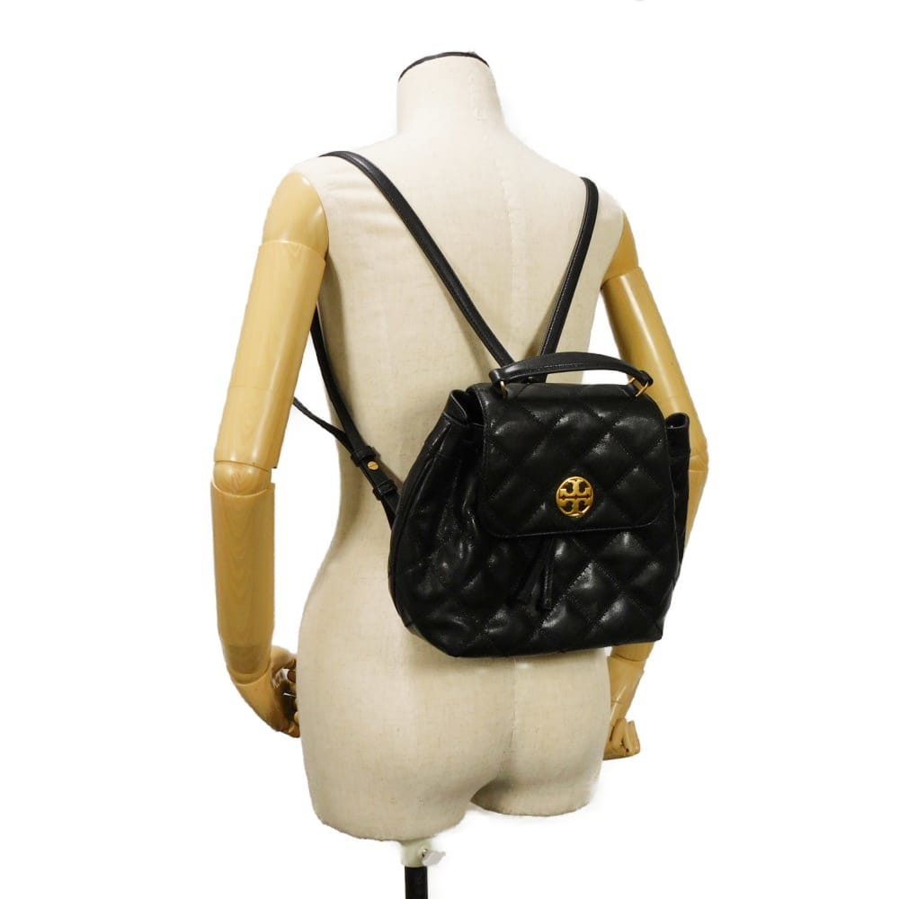 トリー バーチ ウィラ ゴート レザー バックパック