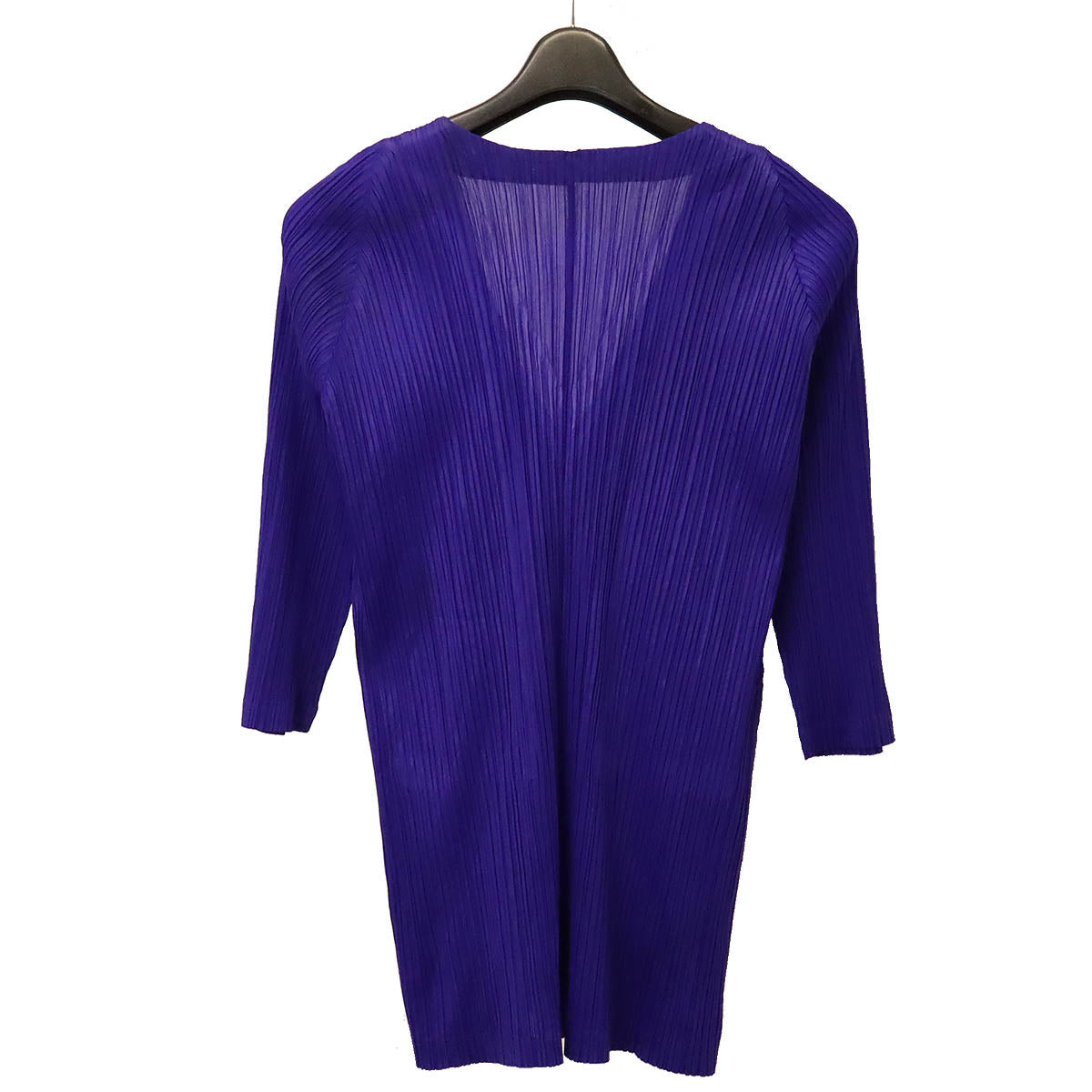 イッセイ ミヤケ プリーツ プリーズ ポリエステル カーディガン