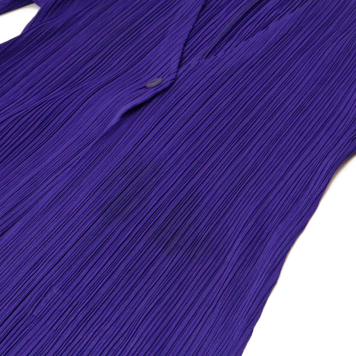 イッセイ ミヤケ プリーツ プリーズ ポリエステル カーディガン