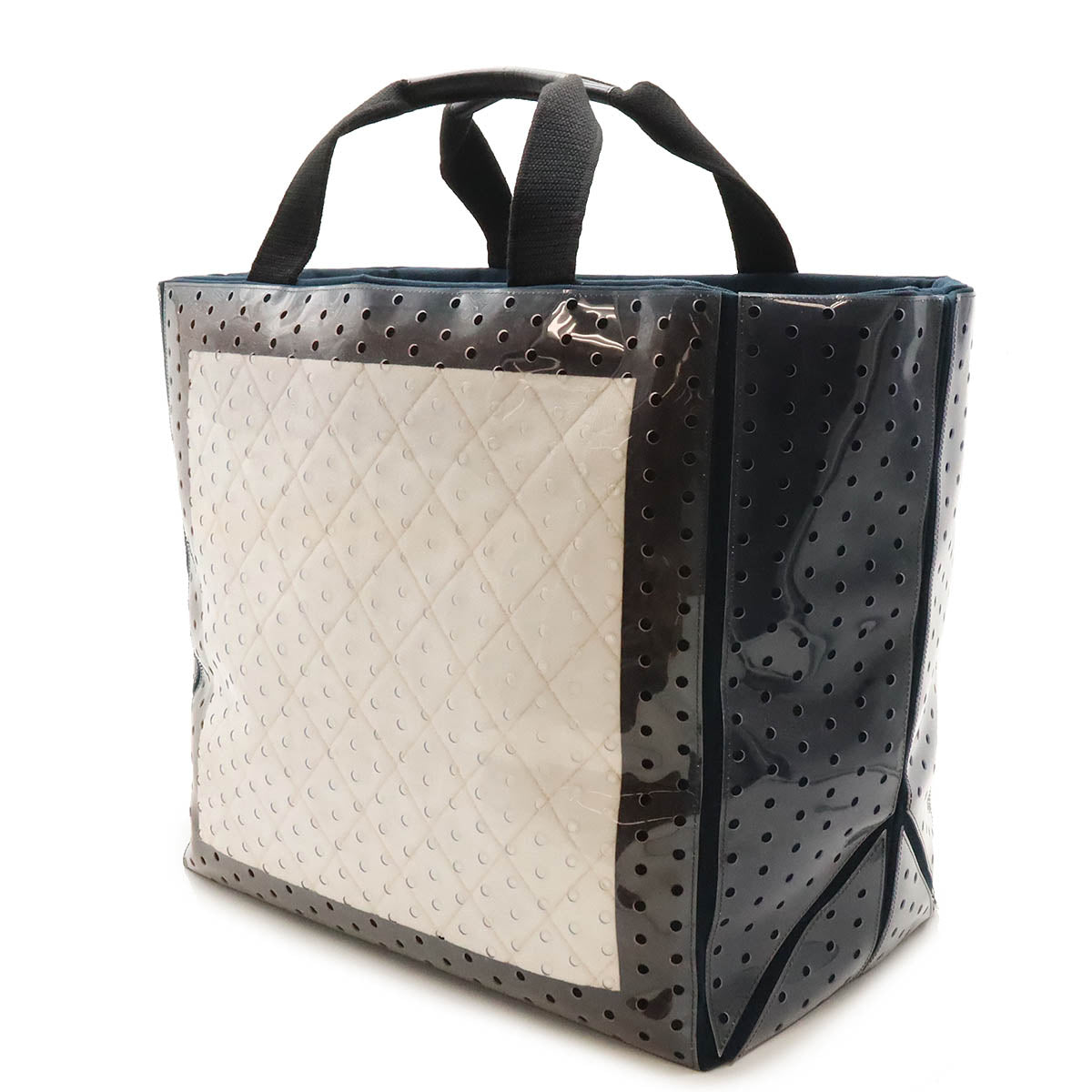 シャネル スポーツライン ココマーク パンチング トートバッグ