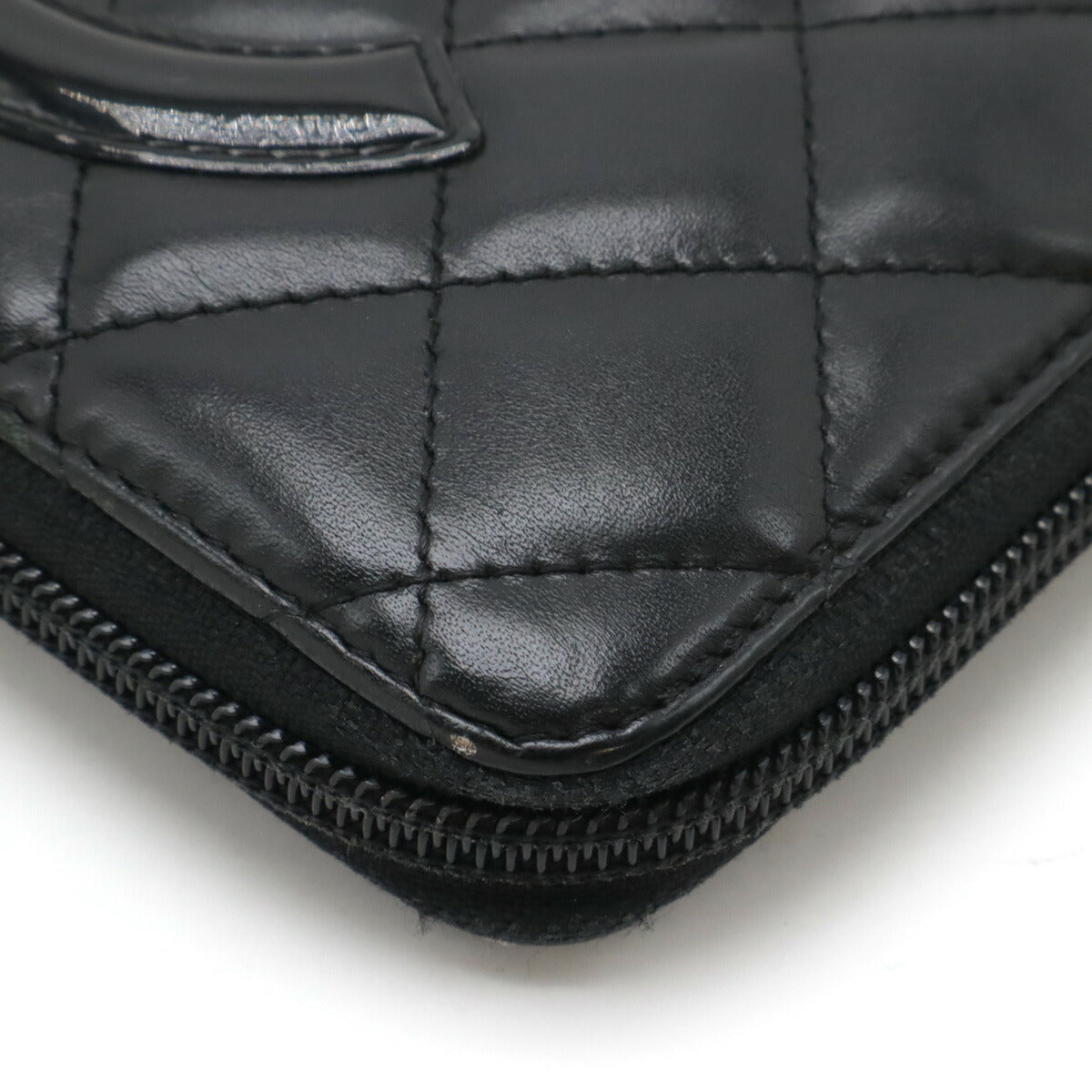 シャネル カンボンライン ココマーク 長財布 A48660