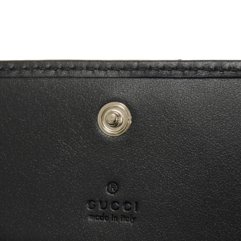 グッチ ダブルG ミニウォレット カーフレザー 二つ折り財布