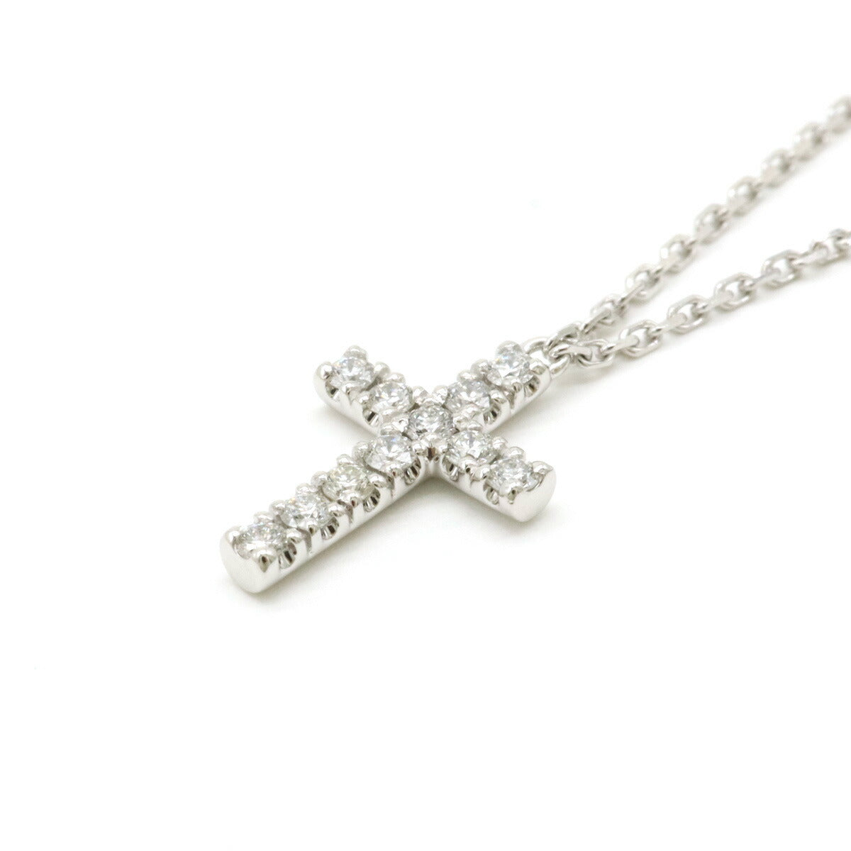 カルティエ シンボル クロス ダイヤモンド ネックレス