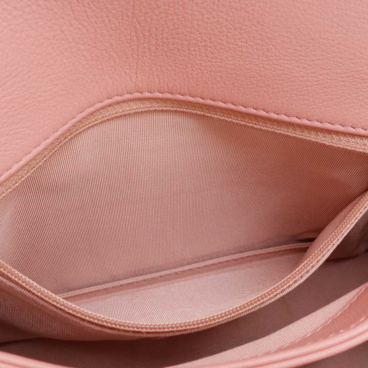 シャネル V ステッチ 2WAY ハンドバッグ レザー