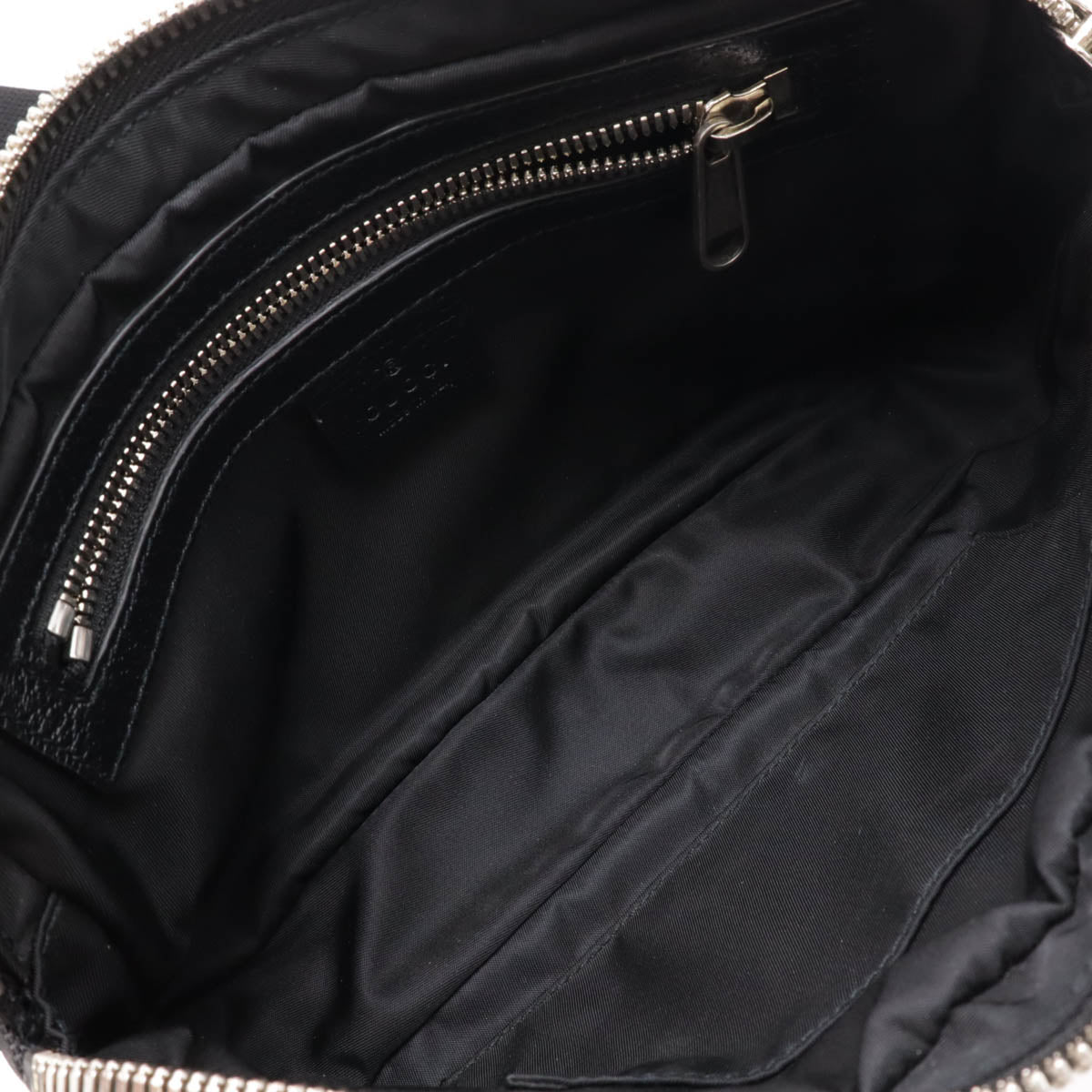 グッチ オフザグリッド ナイロンキャンバス レザー ベルトバッグ