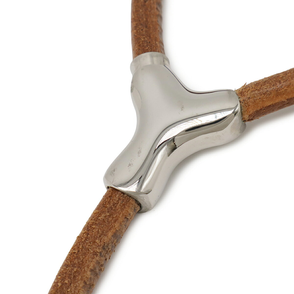 エルメス ヘラクレード レザー メタル ドッグリード カラー 2way